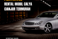 Rental Mobil Calya Cianjur Termurah